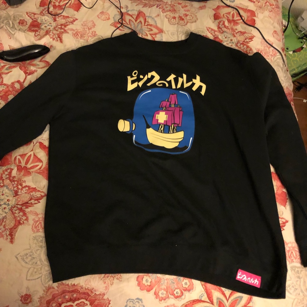 Pink dolphin sweater
